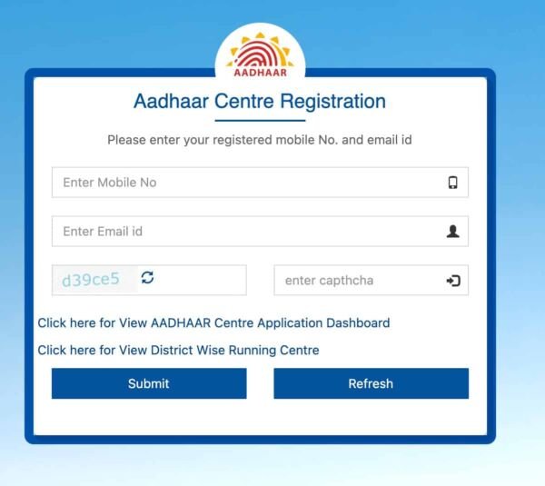 New Aadhaar Center Registration 2021, Aadhaar Center KaiseKhole